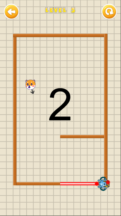 Rescue Dog Puzzle Game Screenshot.