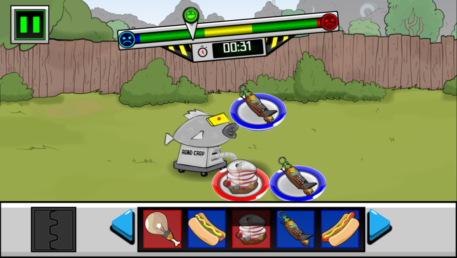 Robo-Carpe Diem Game Play Screenshot.