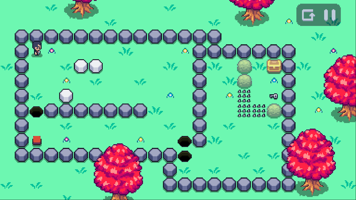 Rock Roll Puzzle Game Screenshot.