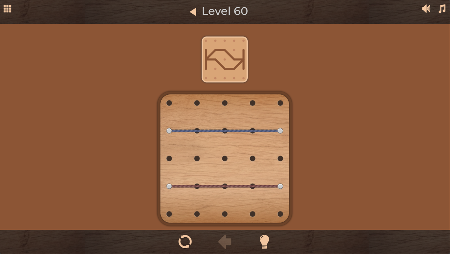 Rope Draw Game Level Challenge Screenshot.