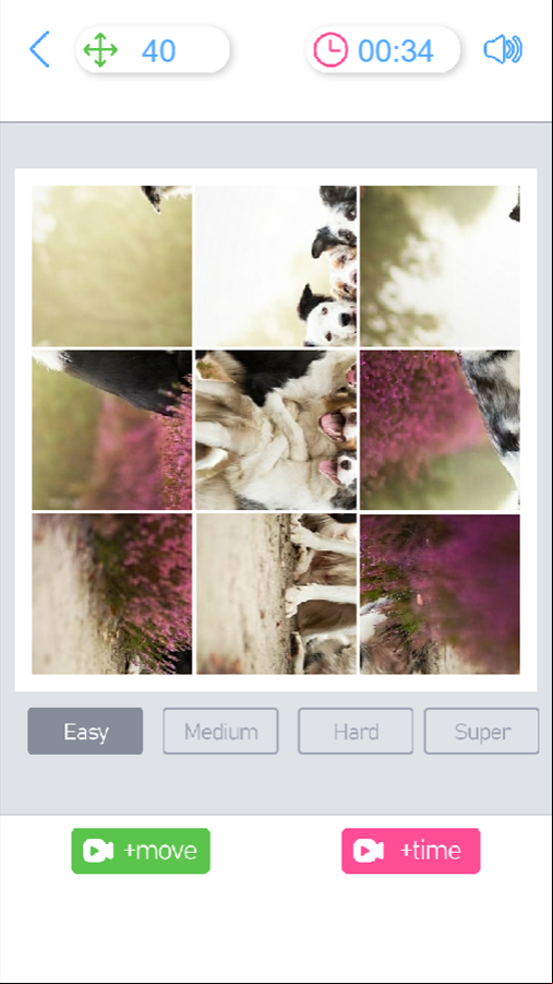 Rotate Puzzle Game Screenshot.