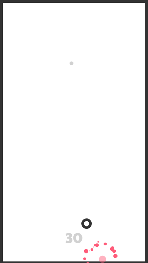 Rotate Shot Game Over Screenshot.