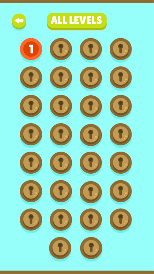 Route Digger Game Level Select Screenshot.