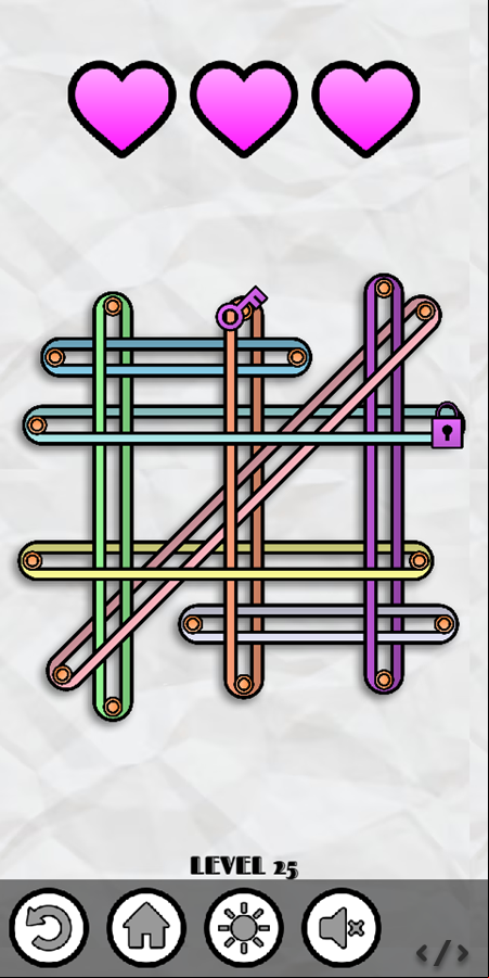 Rubbers Master Game Level Challenge Screenshot.