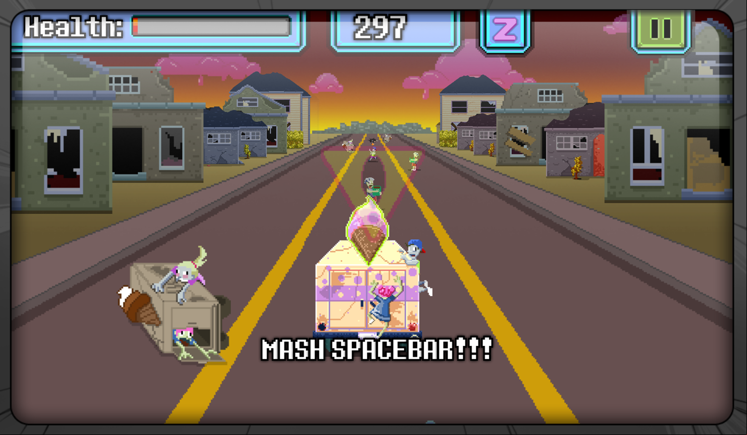 Sanjay and Craig Frycade Game Ice Cream Famine Game Play Screenshot.