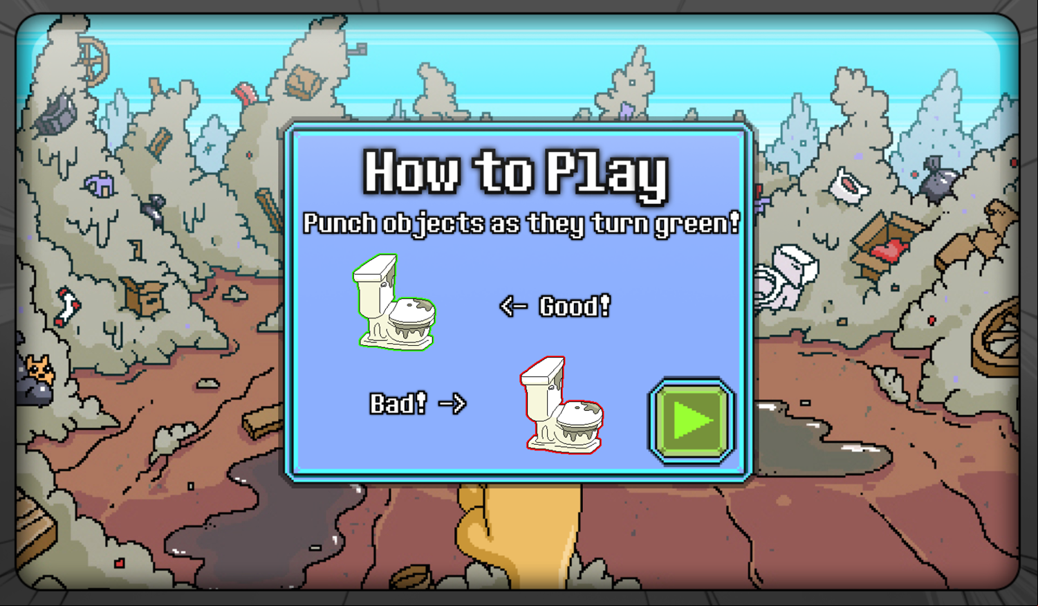 Sanjay and Craig Frycade Game Punch How To Play Screenshot.