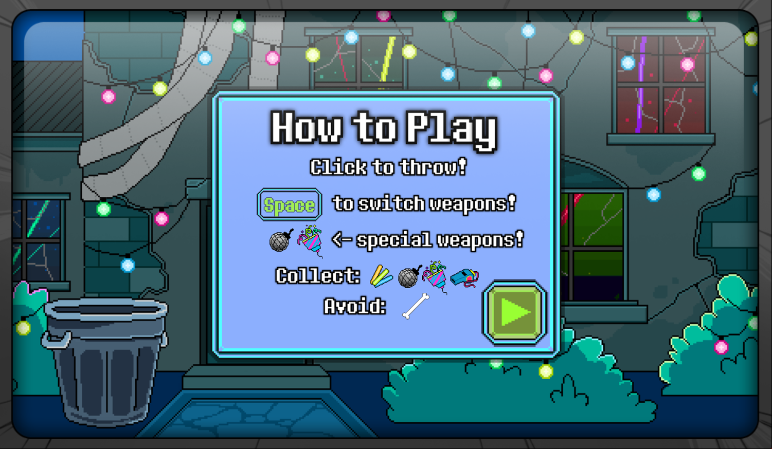 Sanjay and Craig Frycade Game Zombie In Da House How To Play Screenshot.