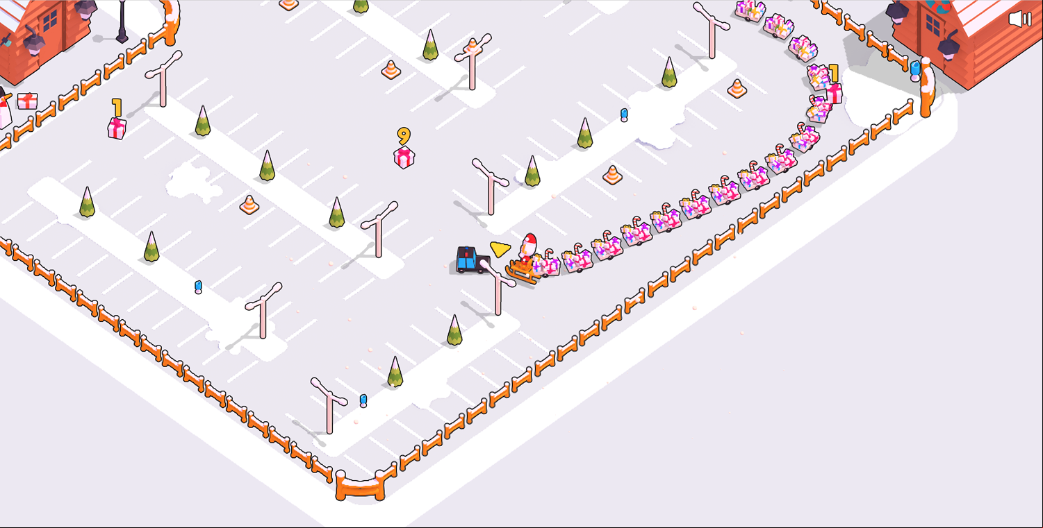Santa Chase Game  Screenshot.