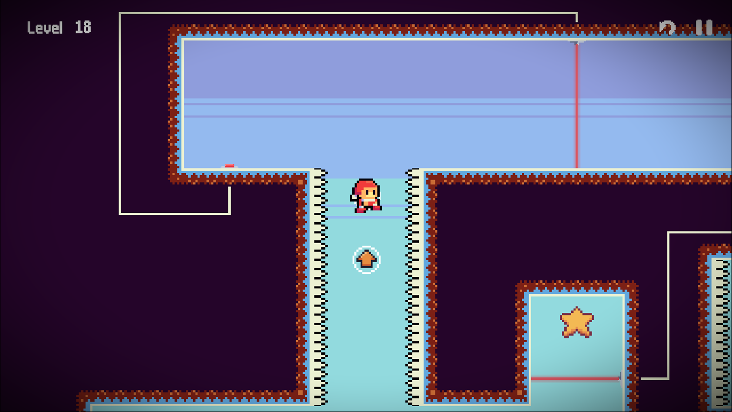 Santa Dash Game Level Progress Screenshot.