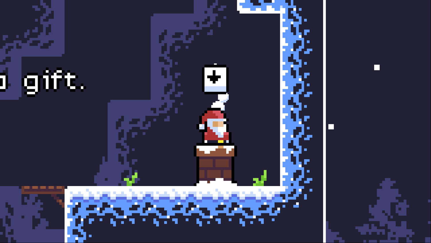 Santa's Secret Gift Game Level Complete Screenshot.