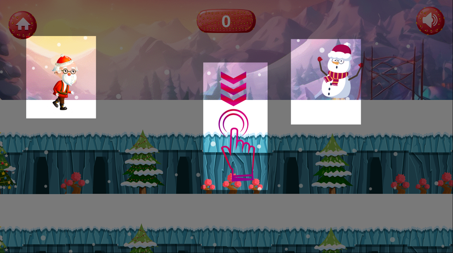 Santa's Snow Run Game How To Play Screenshot.
