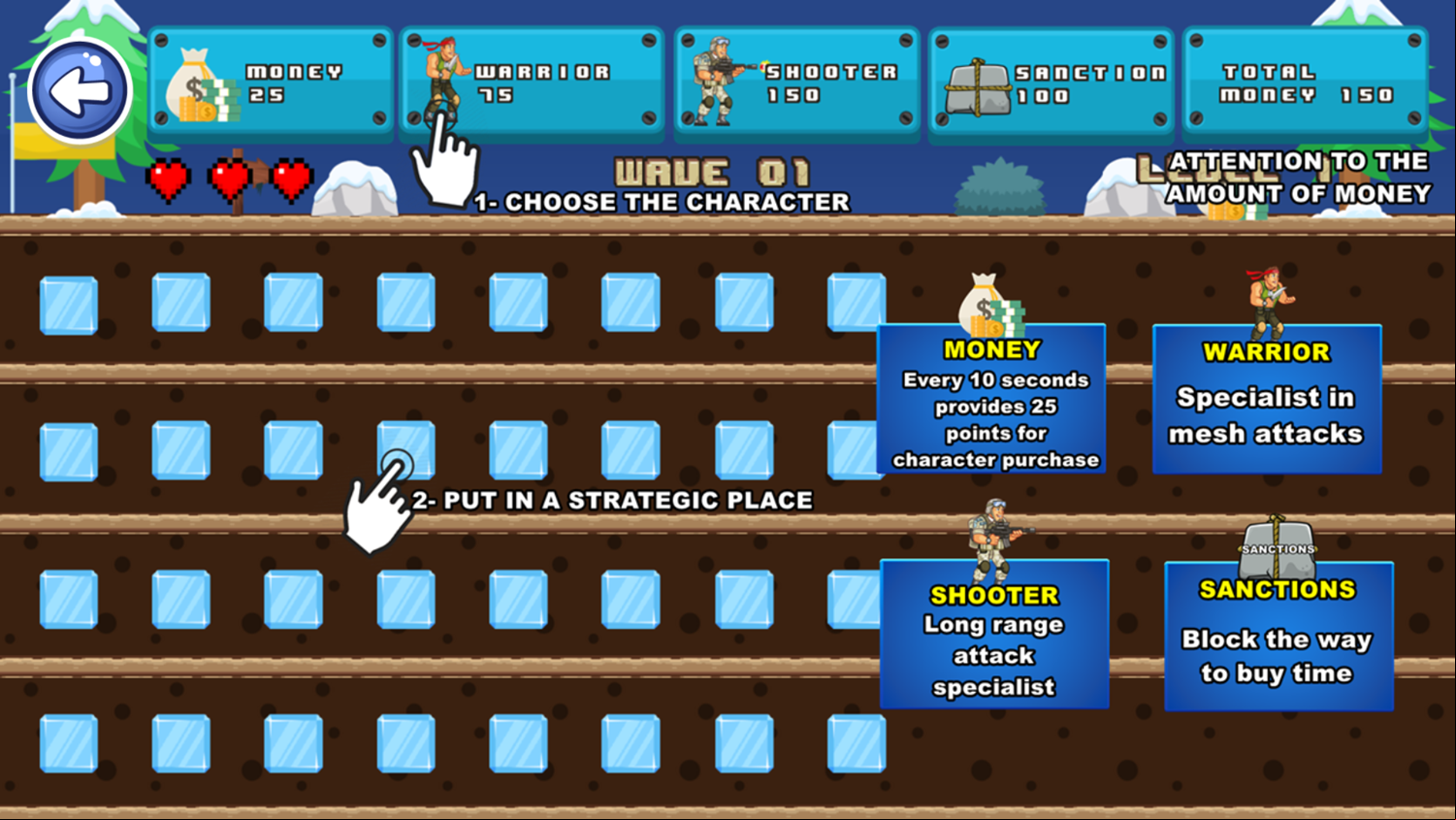 Save Ukraine Game How To Play Screenshot.