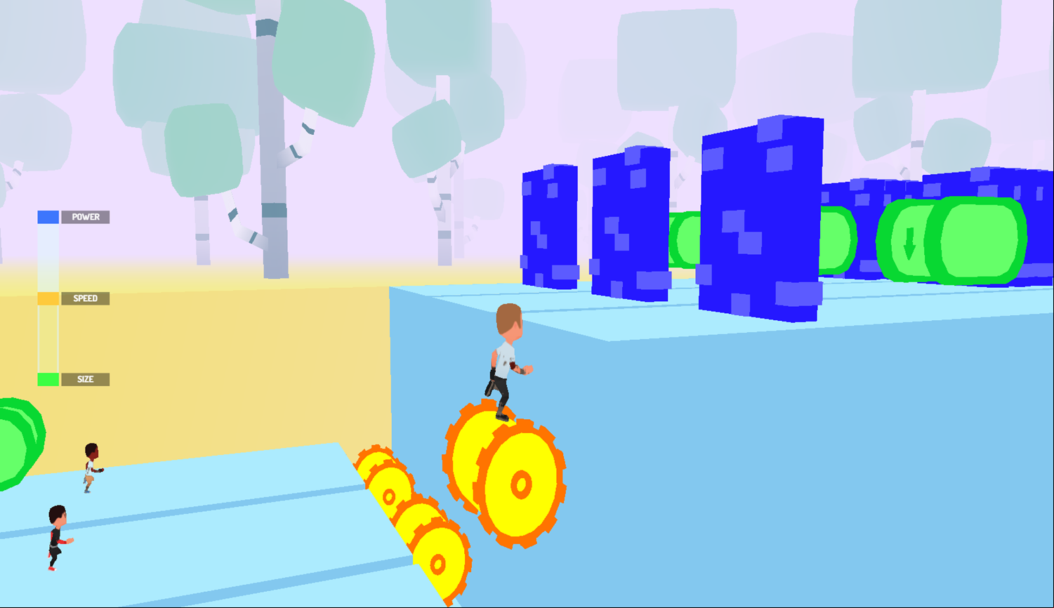Scalerman Game Level Challenge Screenshot.