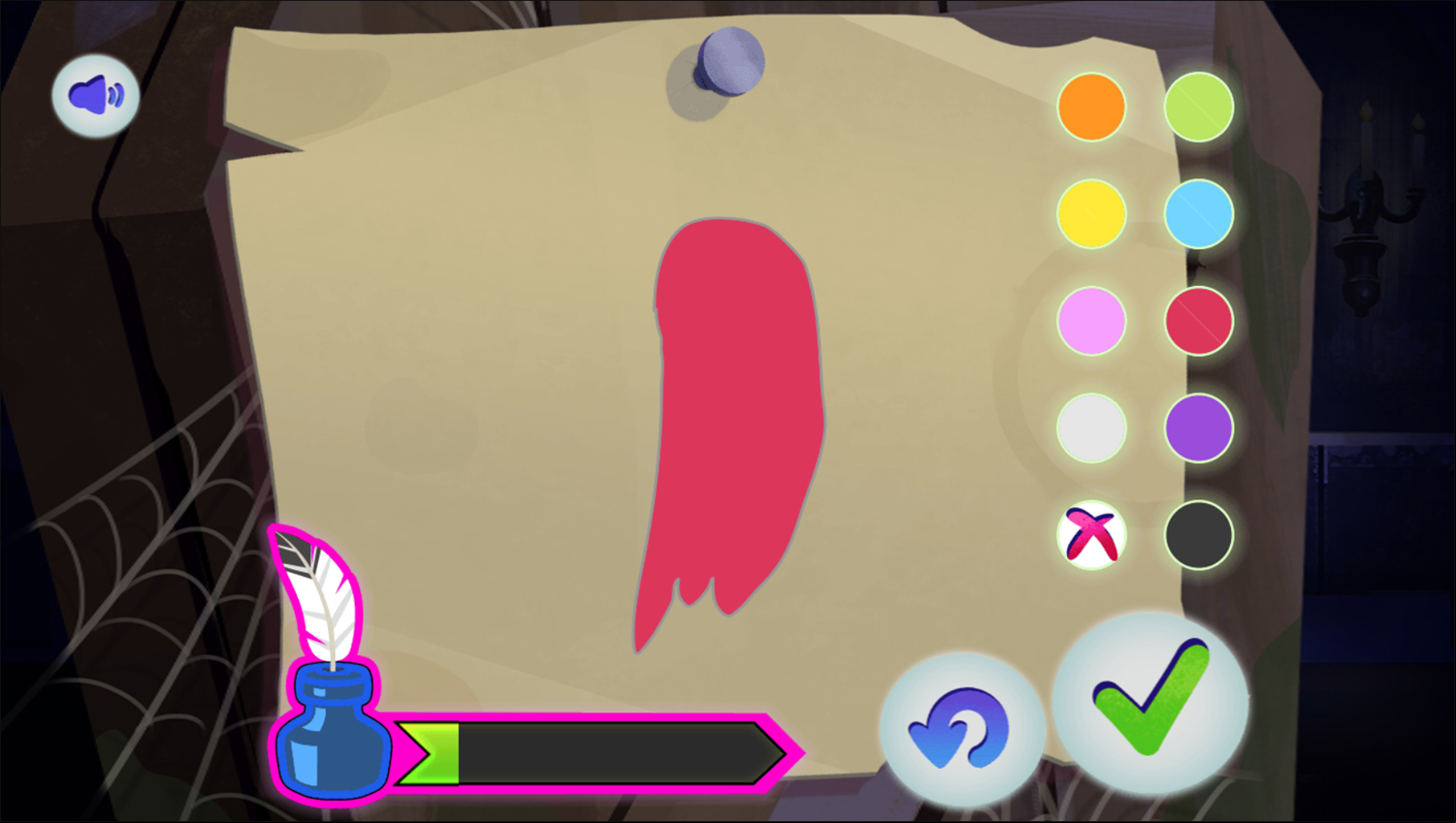 Scooby Doo and Guess Who Ghost Creator Game Add Color Screenshot.