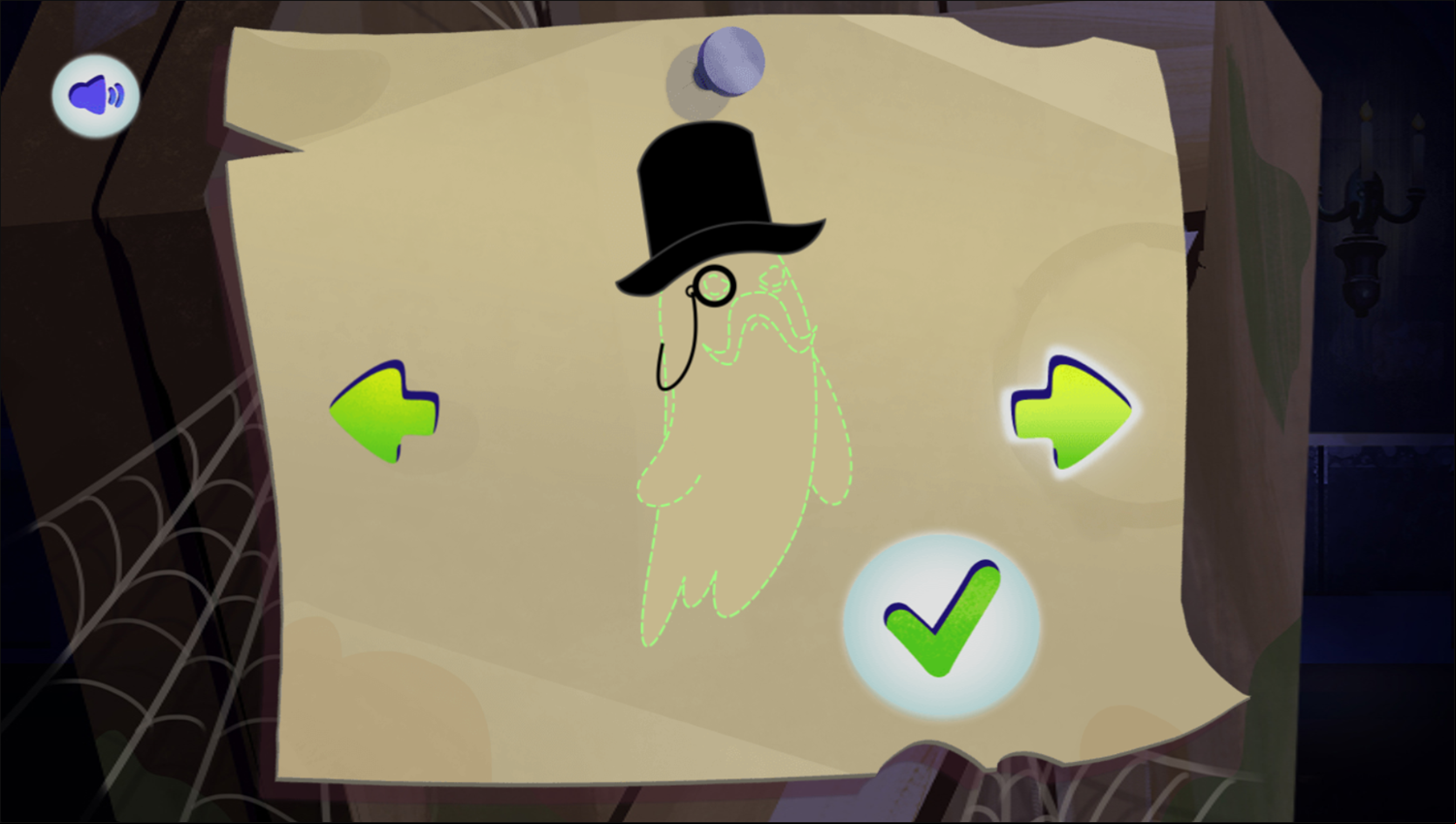 Scooby Doo and Guess Who Ghost Creator Game Ghost Select Screenshot.