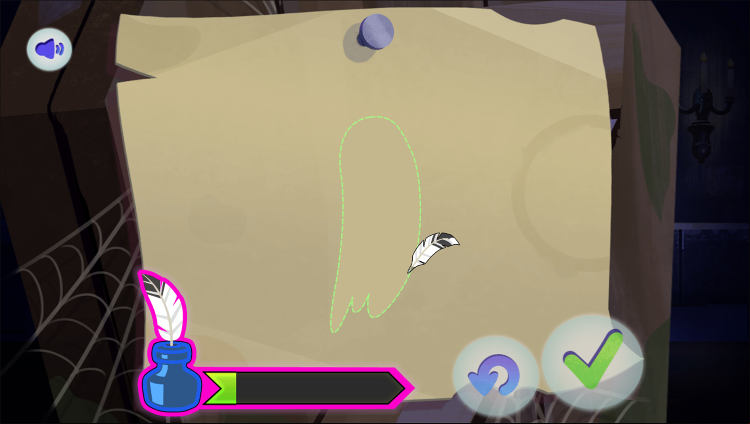 Scooby Doo and Guess Who Ghost Creator Game Trace Start Screenshot.