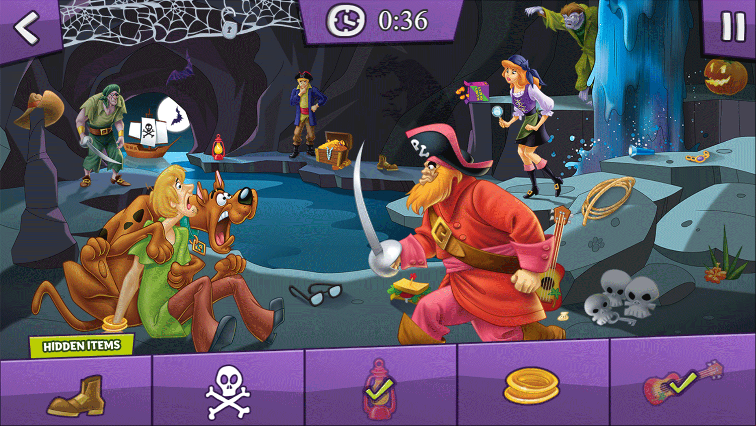 Scooby Doo Search N Scare Game Screenshot.