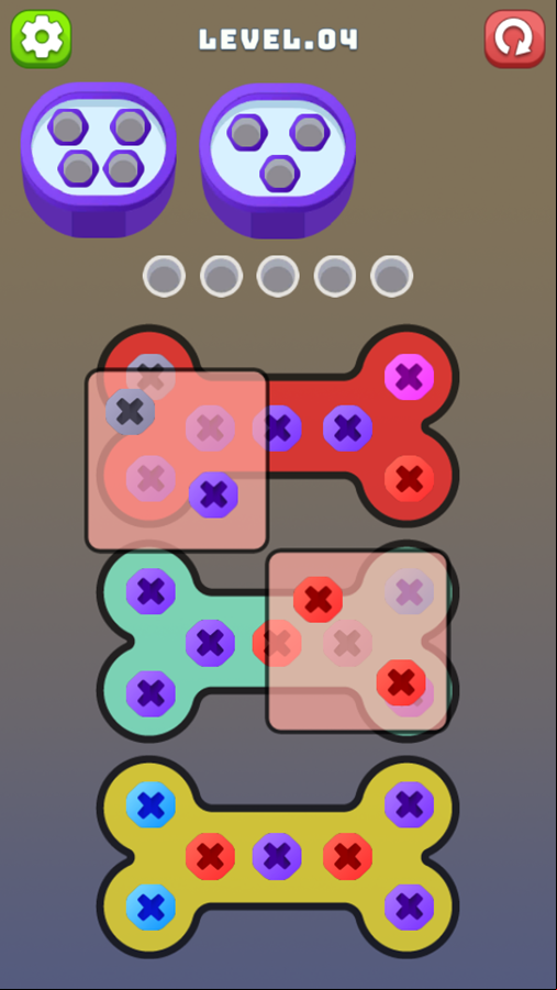 Screw Spin Game Next Level Screenshot.