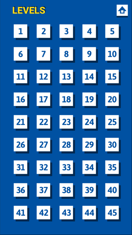 Secret Agent Game Level Select Screen Screenshot.