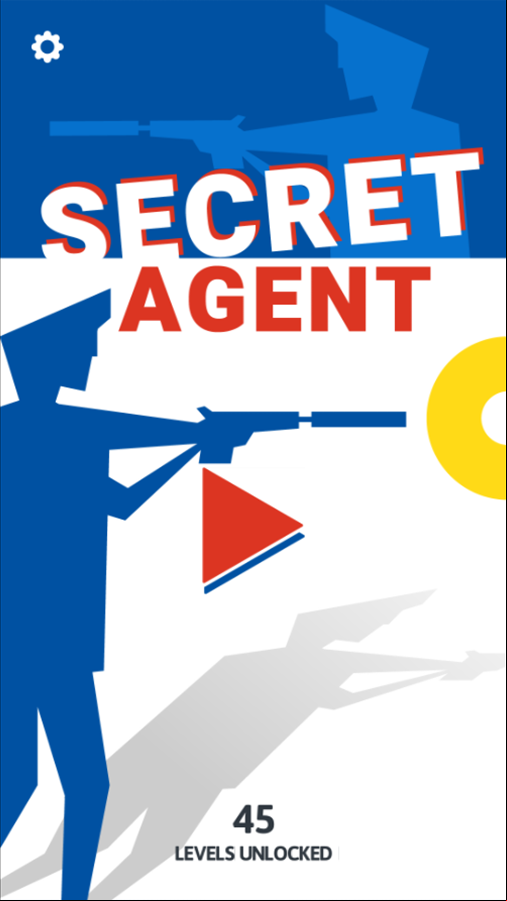 Secret Agent Game Welcome Screen Screenshot.