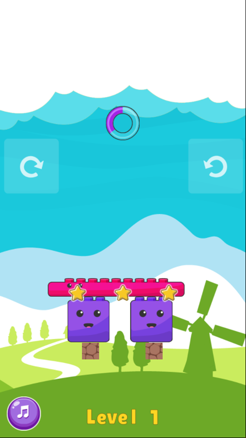 Shape Balance 2 Game Level Play Screenshot.