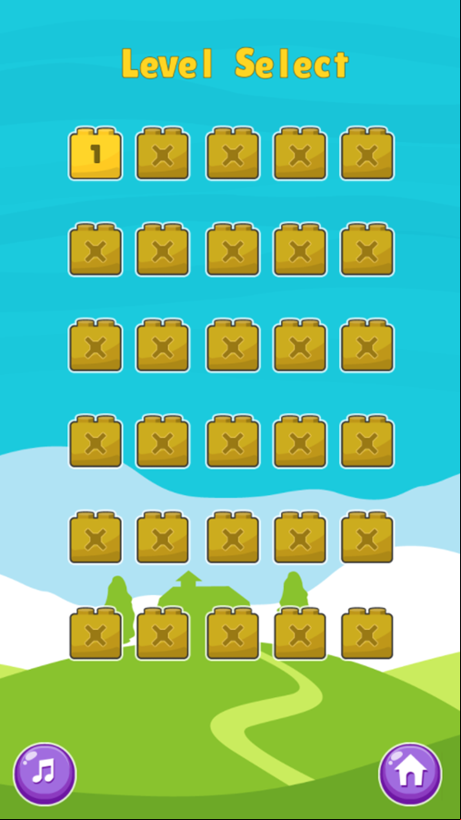 Shape Balance 2 Game Level Select Screenshot.