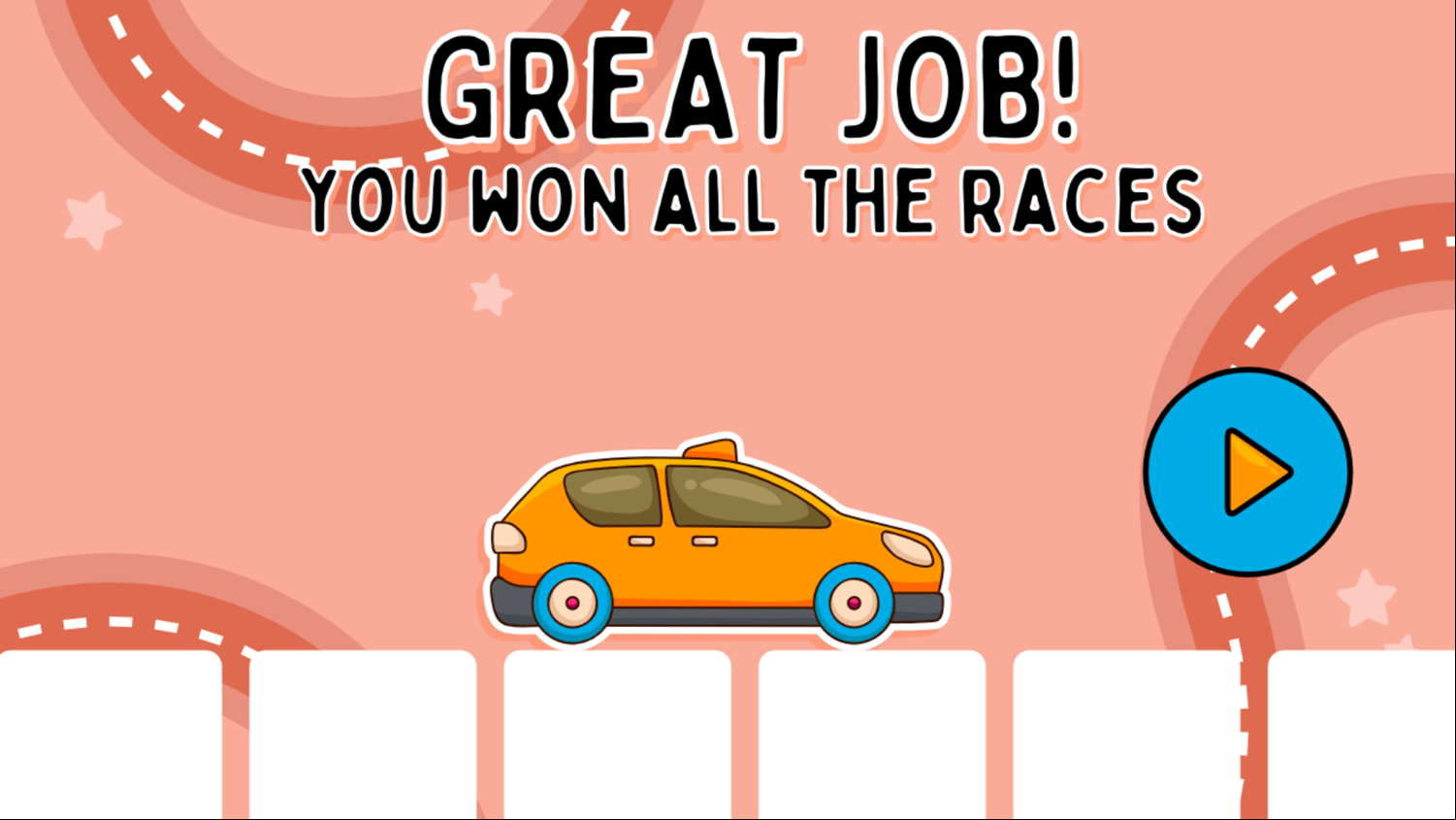 Shape Patterns Game Complete Screenshot.