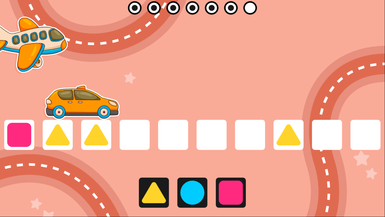 Shape Patterns Game Next Level Screenshot.