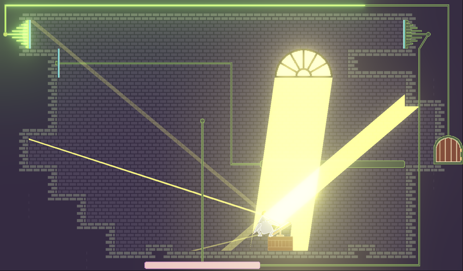 Shining Knight Game Opening Door on Level 10 Screenshot.
