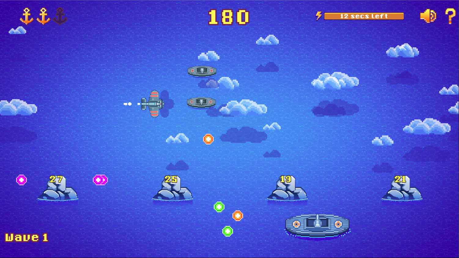 Ship Invaders Game War Machine Screenshot.