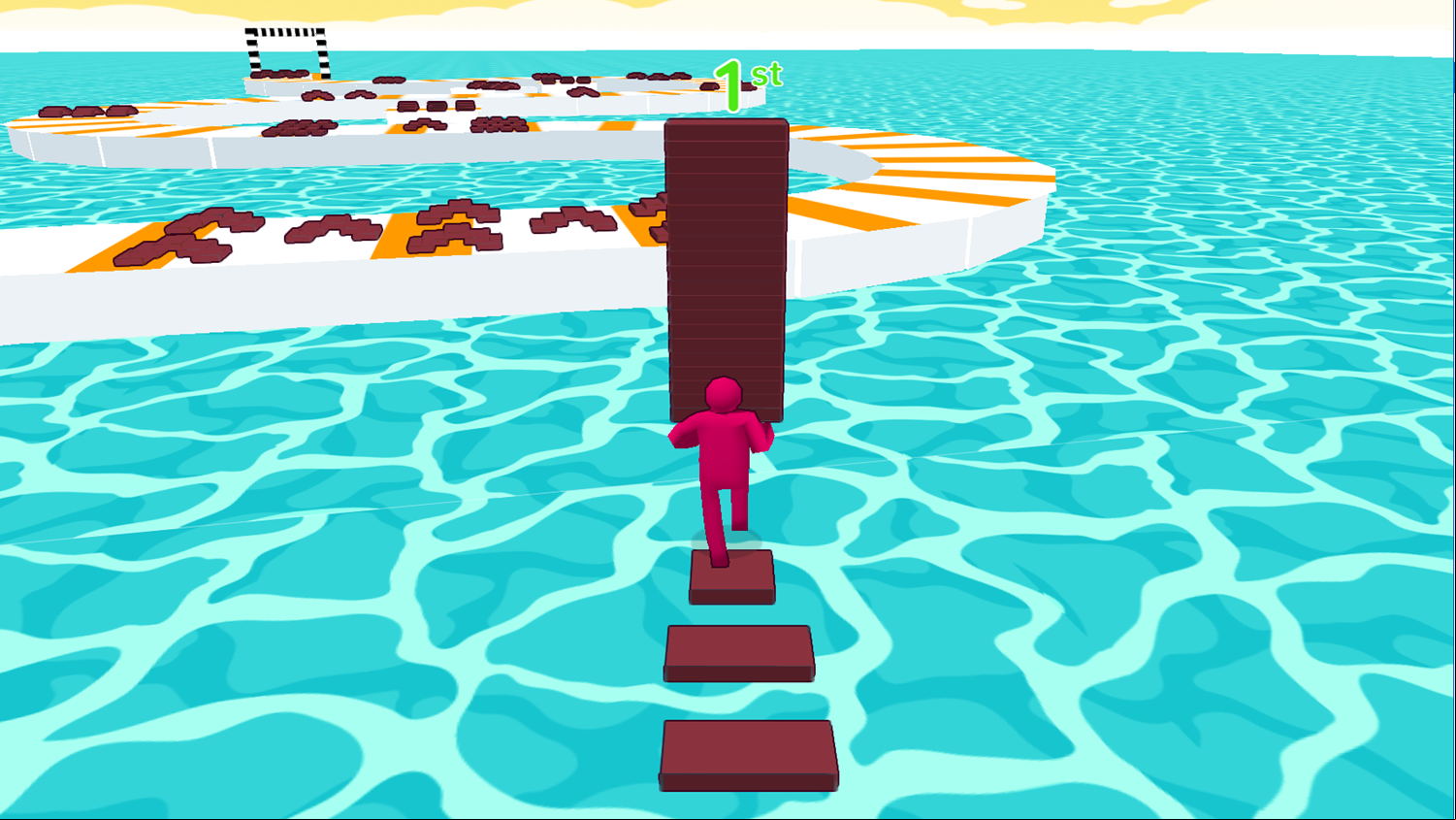 Shortcut Race Game Play Screenshot.