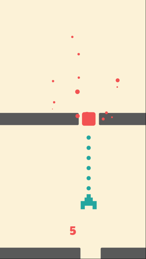 Shot Ship Game Play Screenshot.