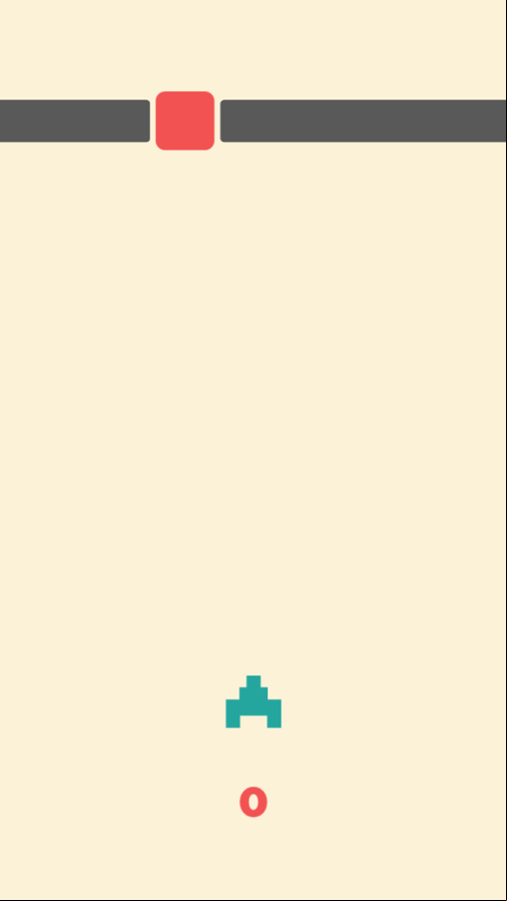 Shot Ship Game Start Screenshot.