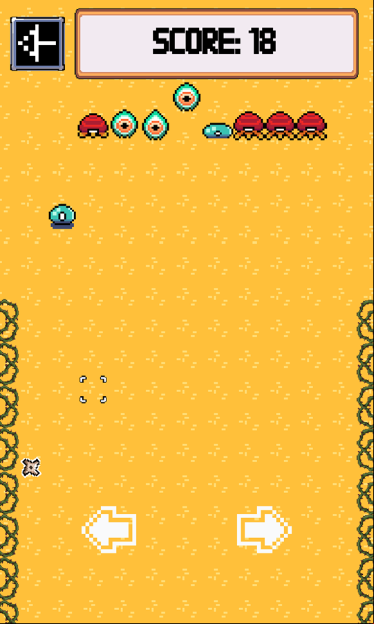 Shuritenis Game Over Screenshot.