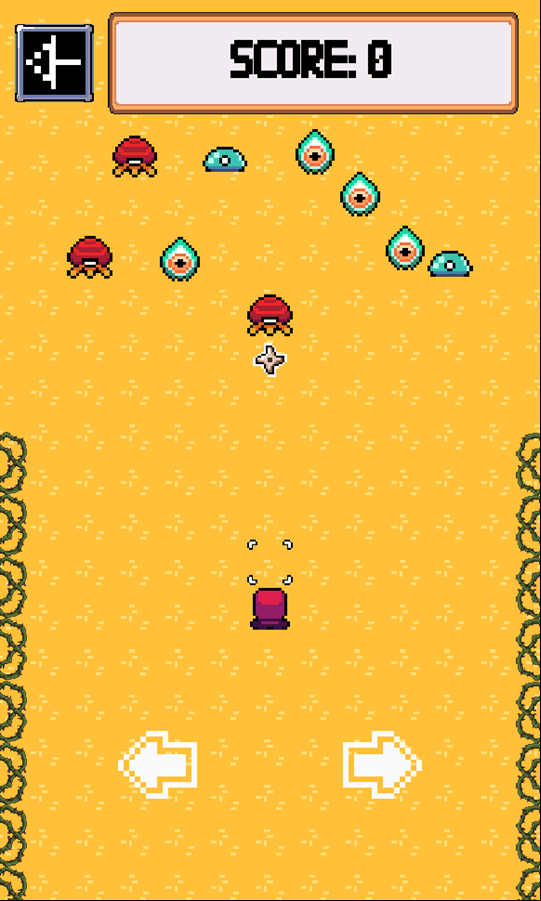 Shuritenis Game Start Screenshot.