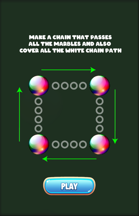Single Chain Game How To Play Screenshot.