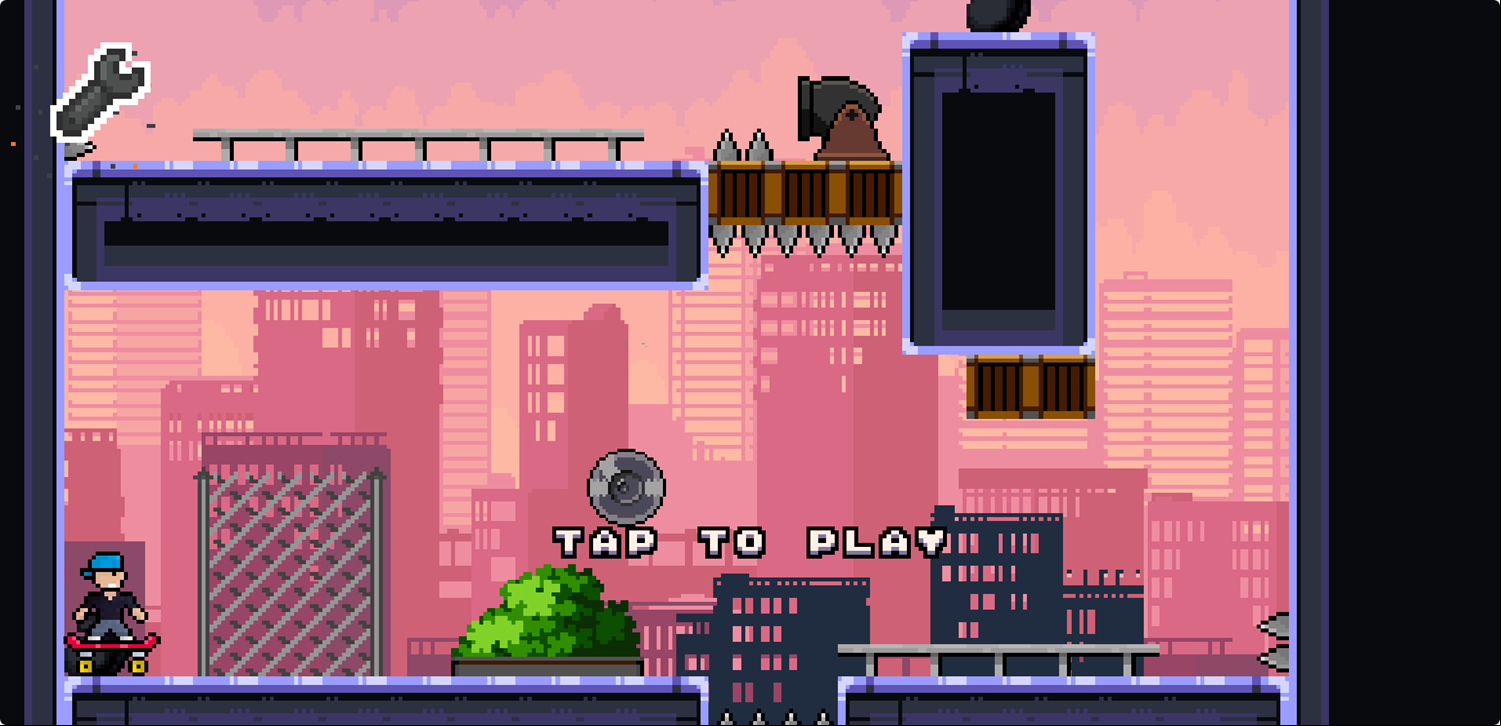 Skater Boy's Journey Game Screenshot.