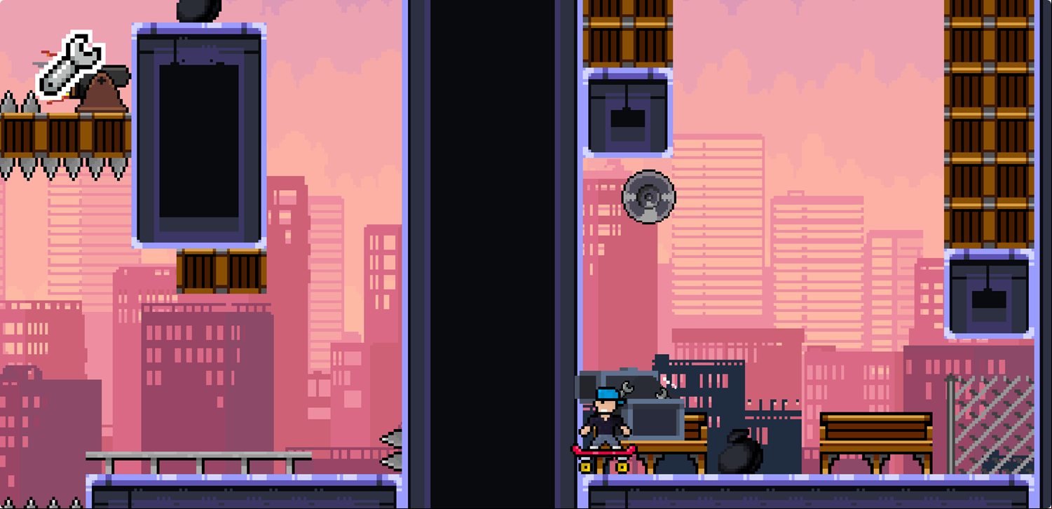 Skater Boy's Journey Game Goal Reached Screenshot.