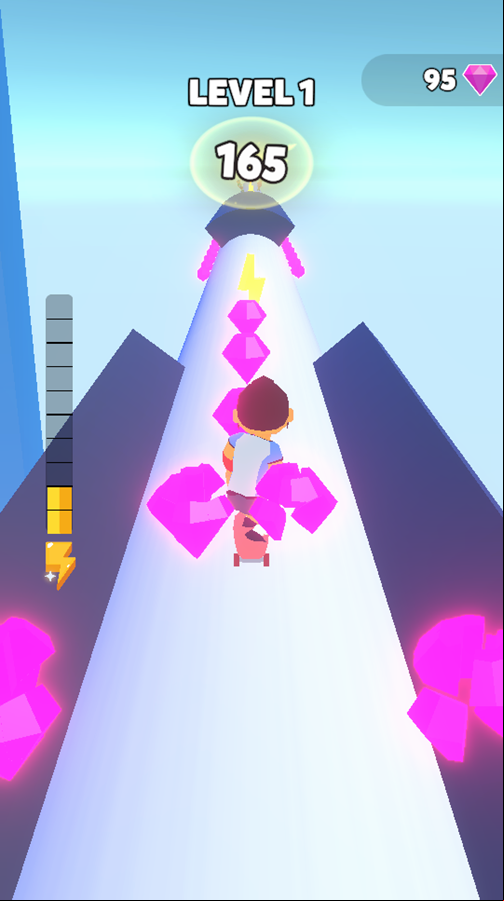 Skater Twist Game Welcome Screen Screenshot.
