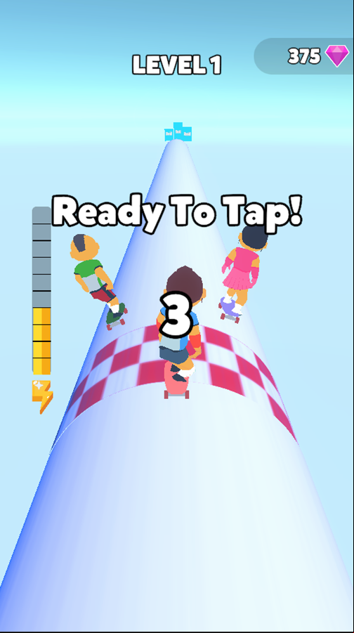 Skater Twist Game Ready To Tap Screenshot.
