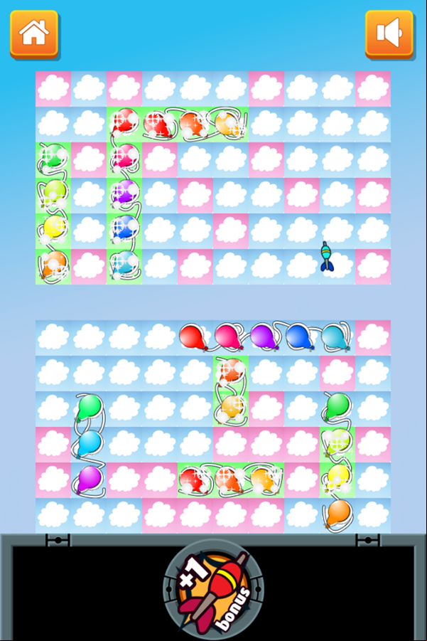 Sky Battle Ships Game Play Screenshot.