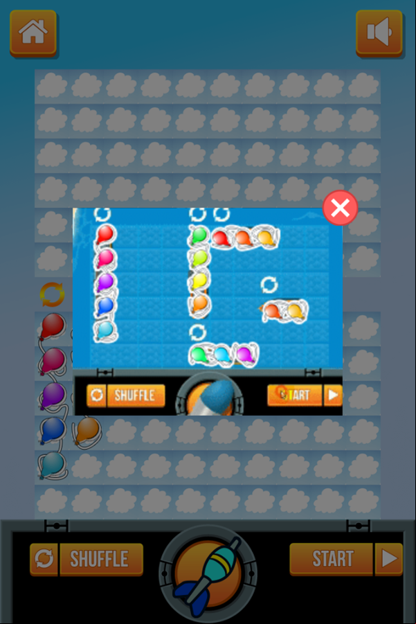 Sky Battle Ships Game How To Play Screenshot.