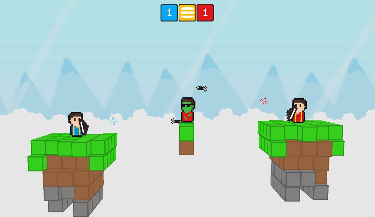 Sky Bros Game Archery Play Screenshot.
