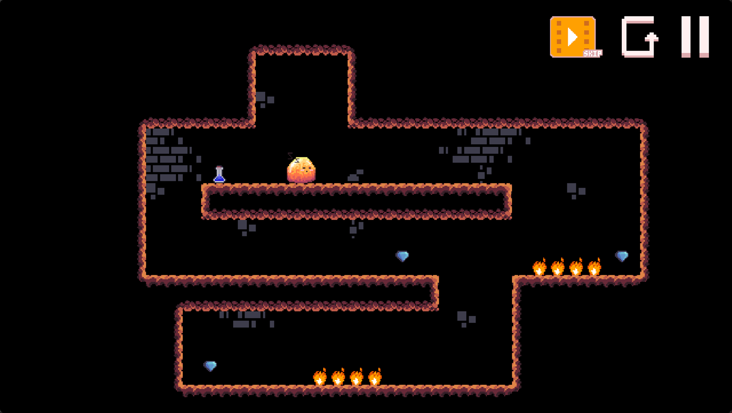 Sleepy Slime Game Level Progress Screenshot.