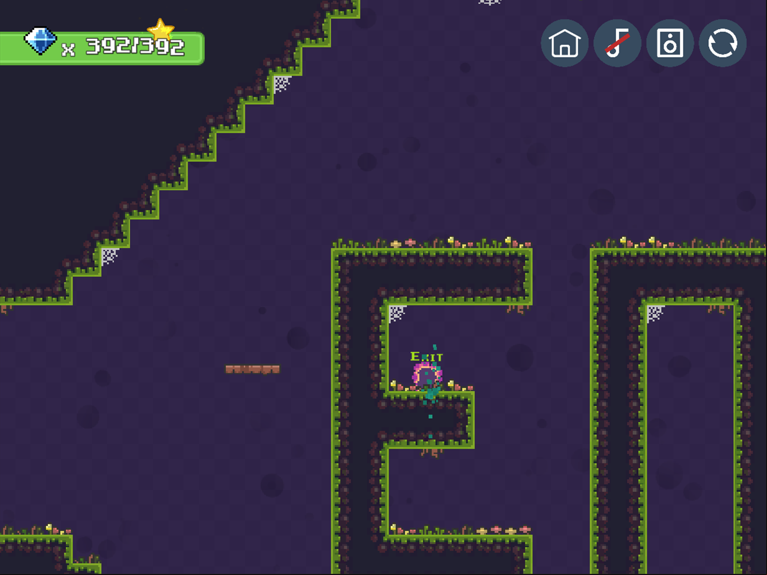 Slime Climb Game Bonus Level Complete Screenshot.