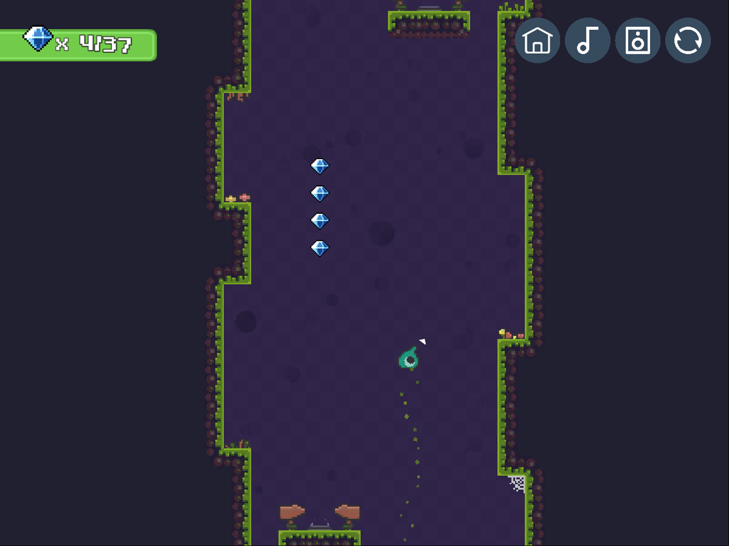 Slime Climb Game Bounce Level Screenshot.