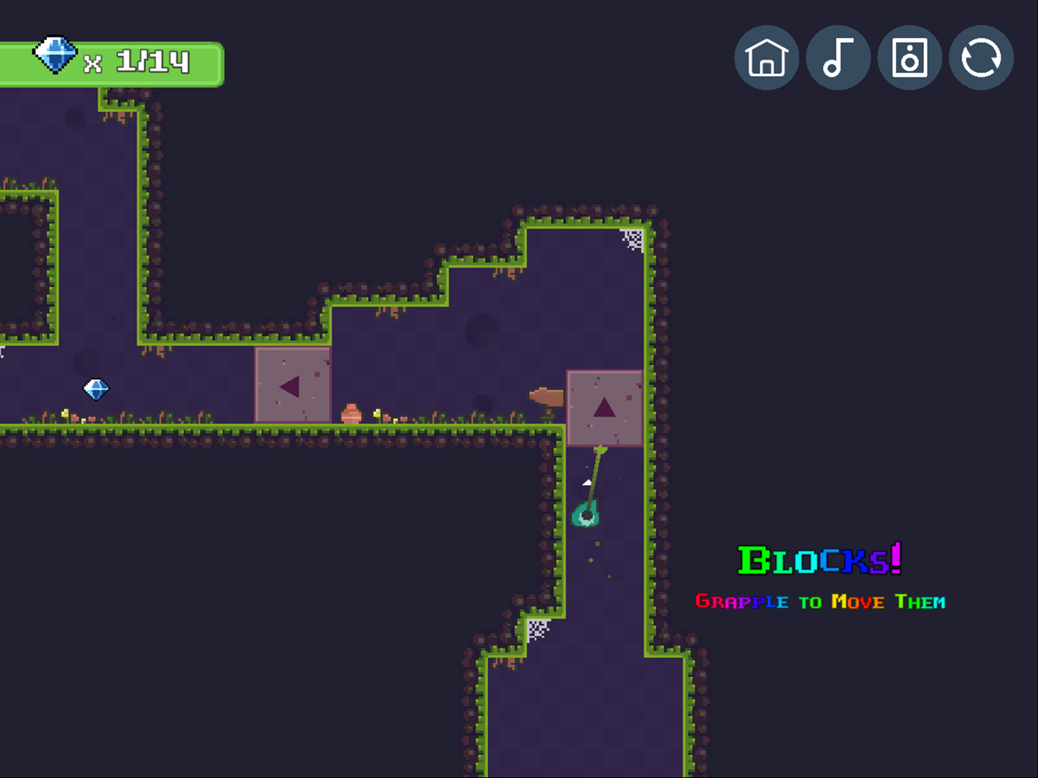 Slime Climb Game Level Progress Screenshot.