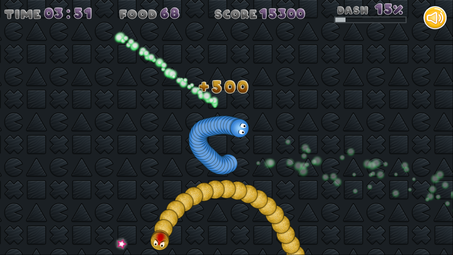 Snake Yo Game Play Screenshot.