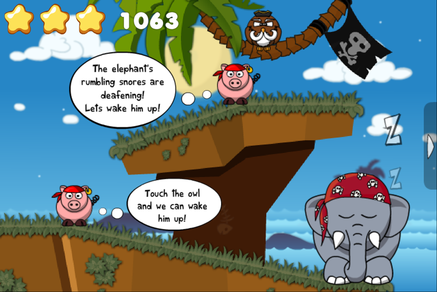 Snoring Pirates How To Play Screenshot.
