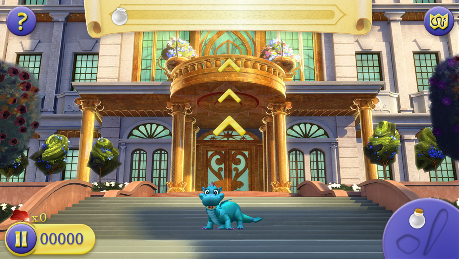 Sofia the First a Spell for Mr. Cedric Game Mini Game Start Screenshot.
